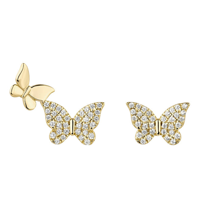 PENDIENTES ASIMÉTRICOS BUTTERFLIES