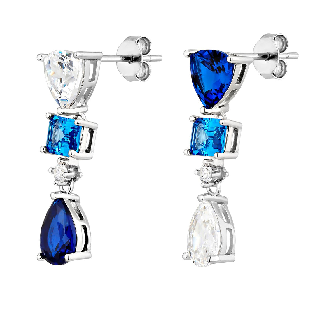 PENDIENTES ASIMÉTRICOS GINEBRA