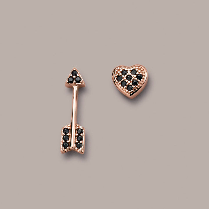 PENDIENTES ASIMÉTRICOS LOVE STRIKE