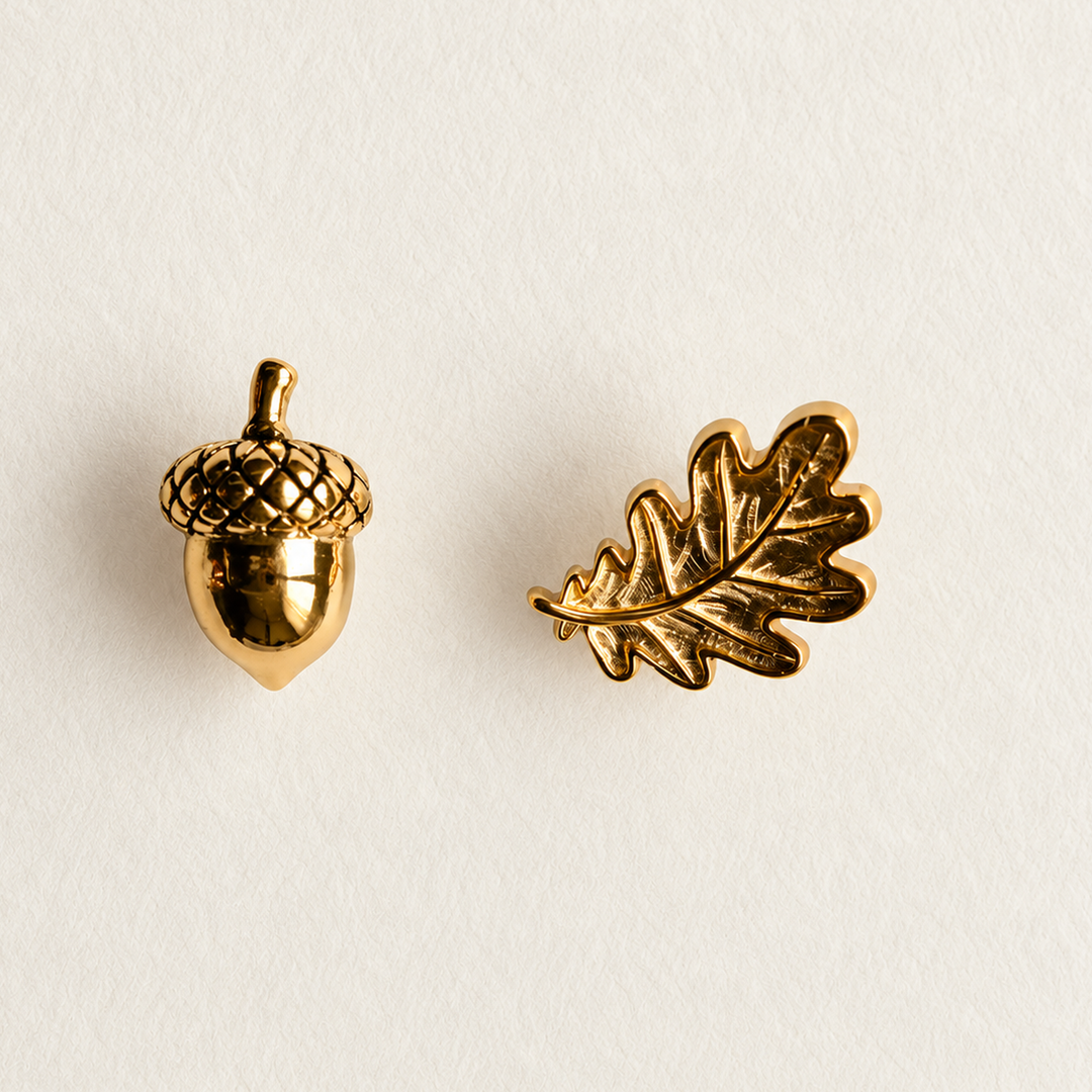 PENDIENTES ASIMÉTRICOS CHÊNE