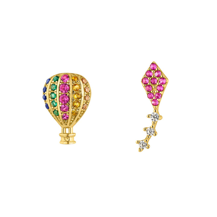 PENDIENTES ASIMÉTRICOS FLYING DESIRE