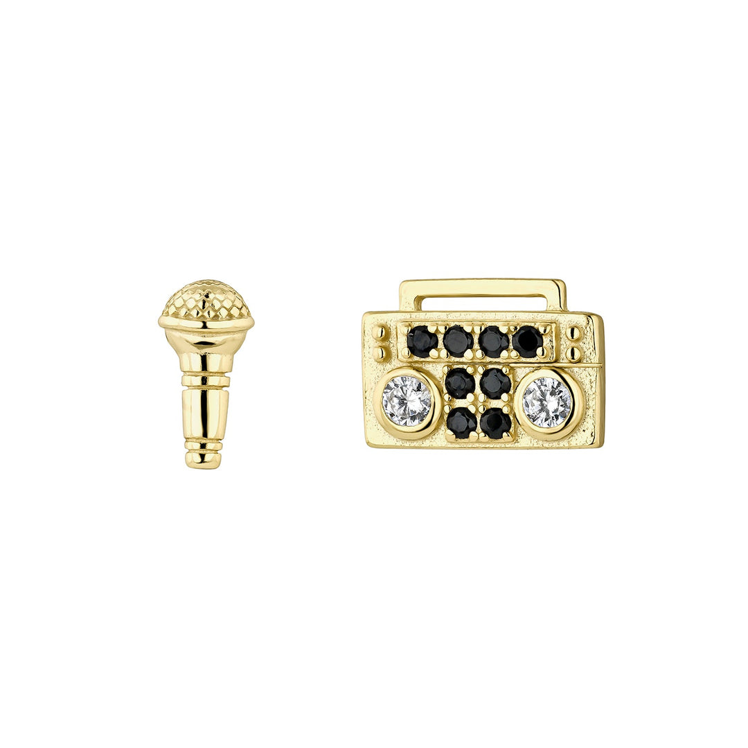PENDIENTES ASIMÉTRICOS KARAOKE