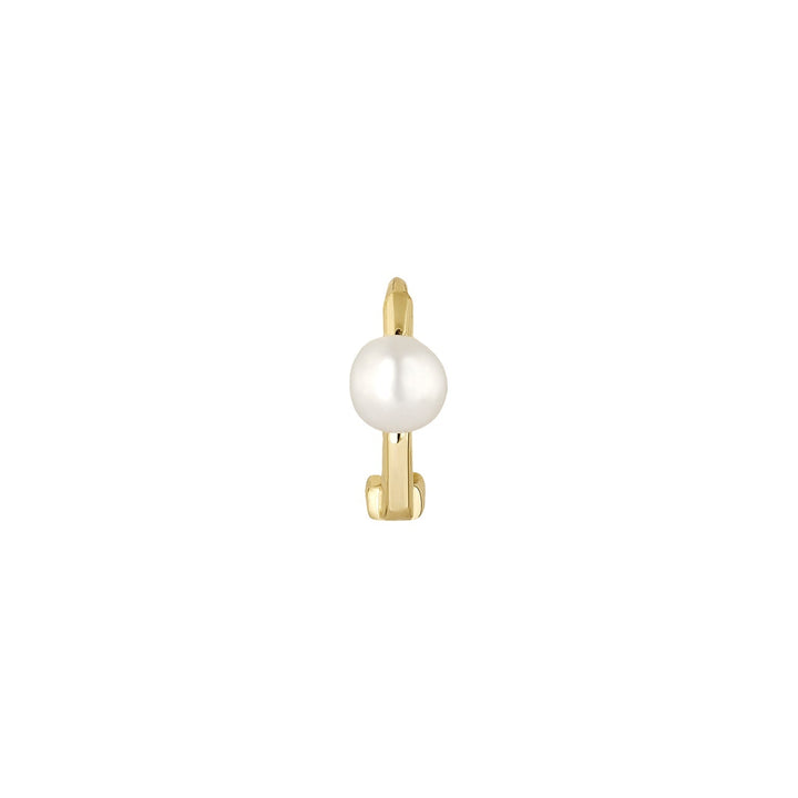 ORECCHINO PIERCING CERCHIO PERLE BIANCHE