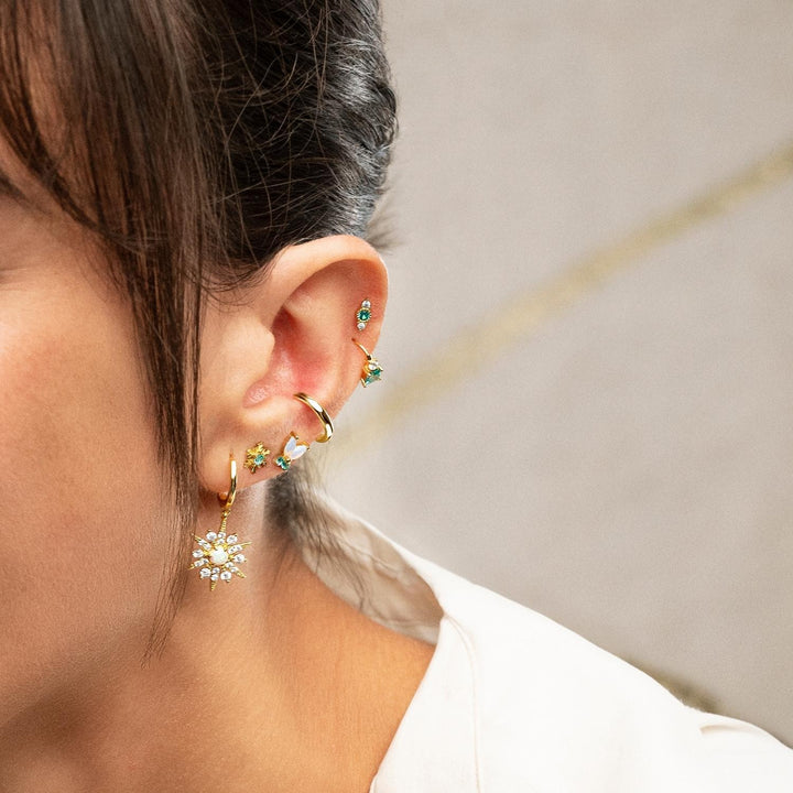 ORECCHINO PIERCING FIocco DI NEVE