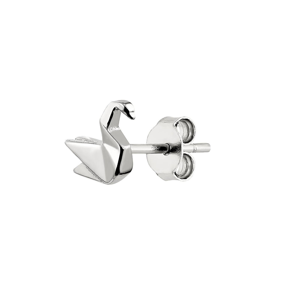 PENDIENTE PIERCING DE PLATA CYGNE