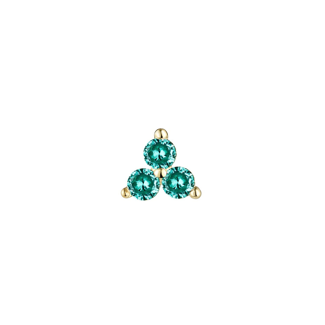 ORECCHINO PIERCING ORO GIALLO PARAIBA PRINCESSE-TRAGUS
