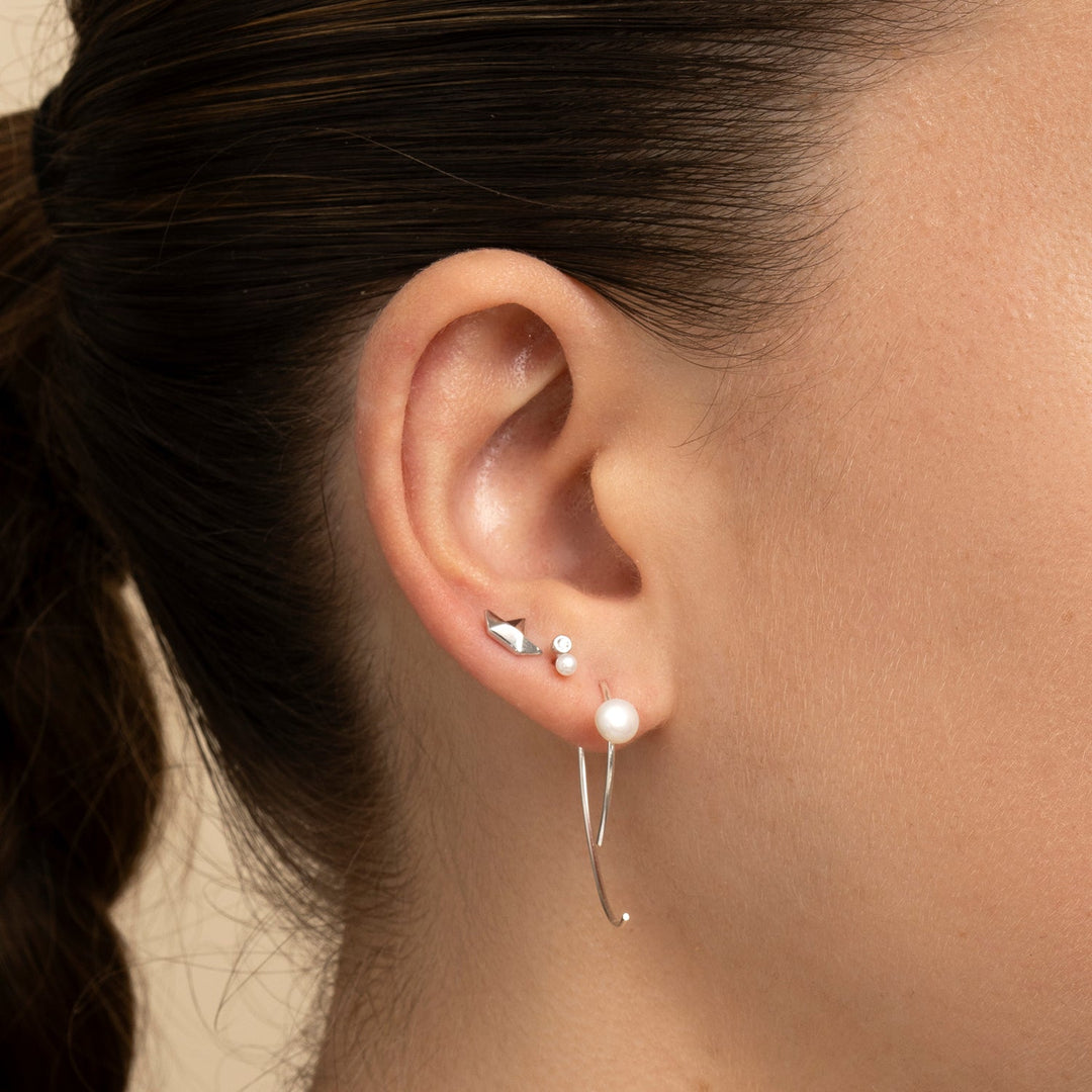 ORECCHINO PIERCING IN ARGENTO MEHETIA