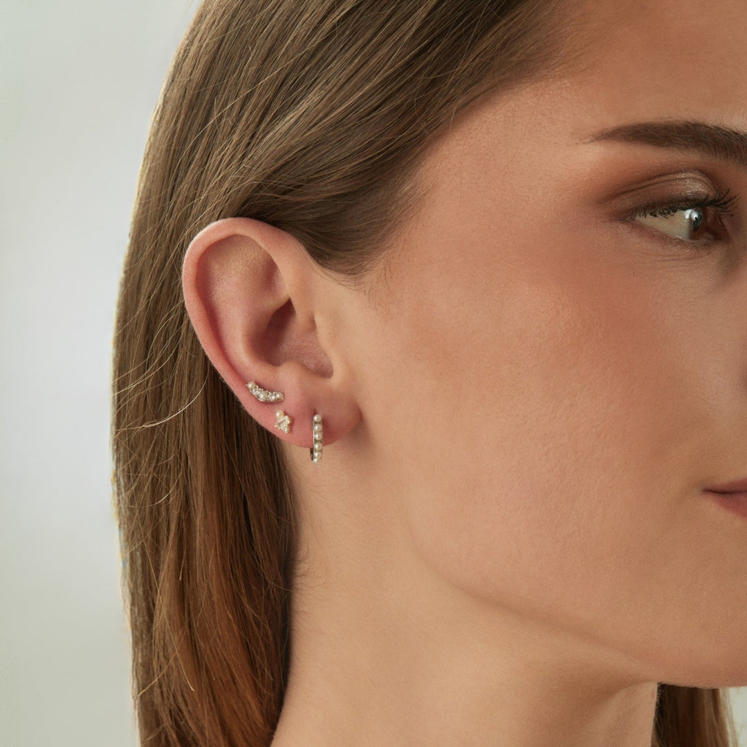 PENDIENTE PIERCING DE PLATA MAIAO