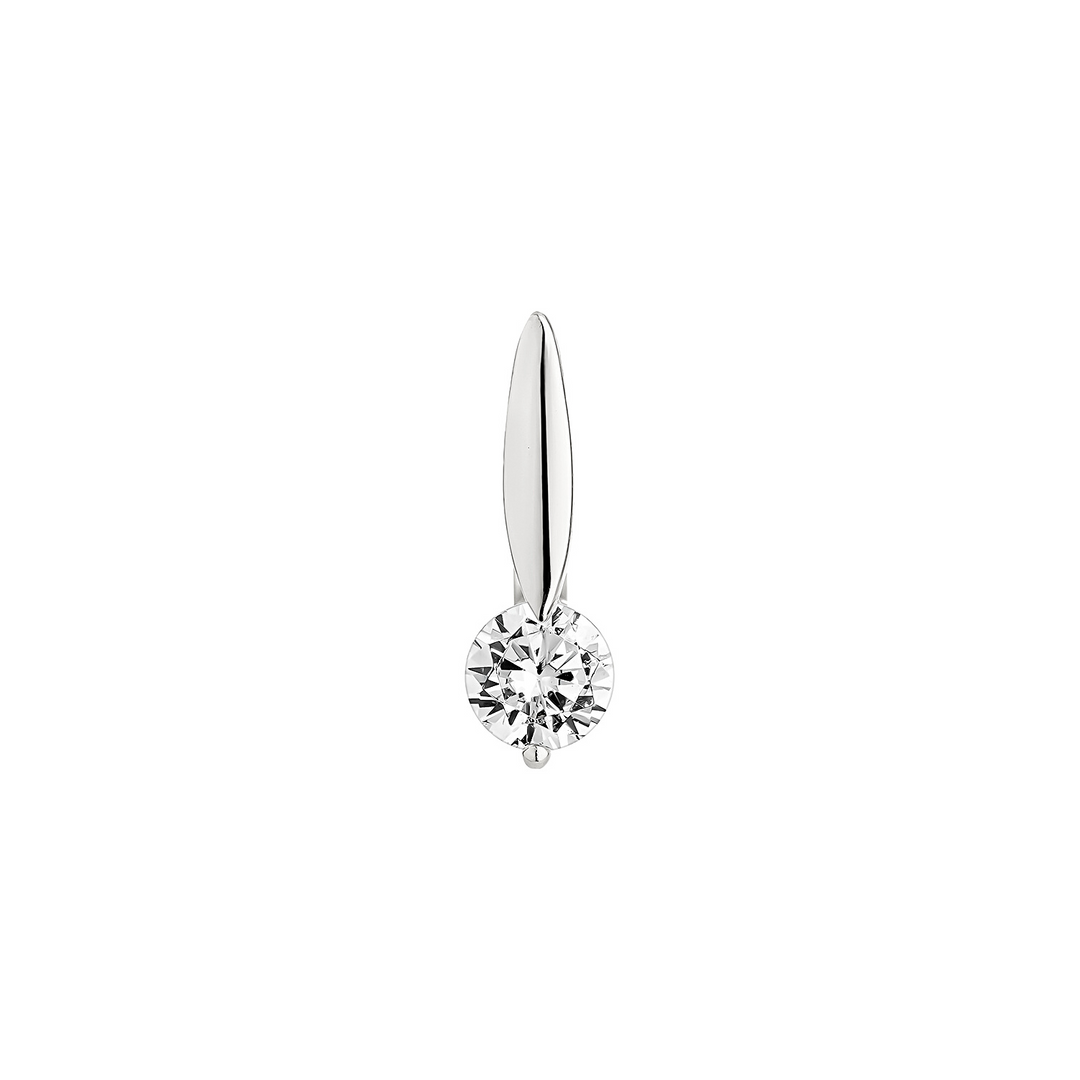 PENDIENTE PIERCING ARO DE PLATA MINA