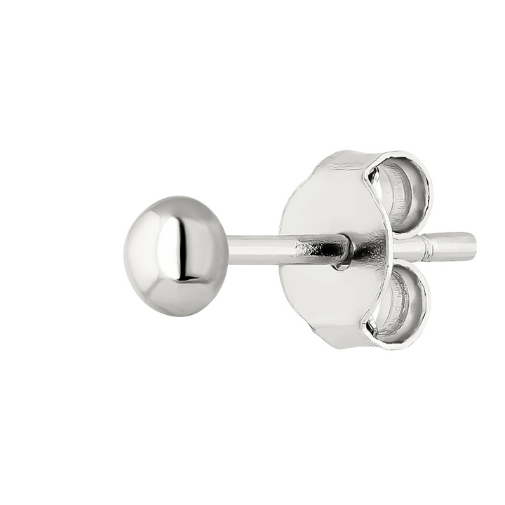 PENDIENTE PIERCING DE PLATA POMPOM