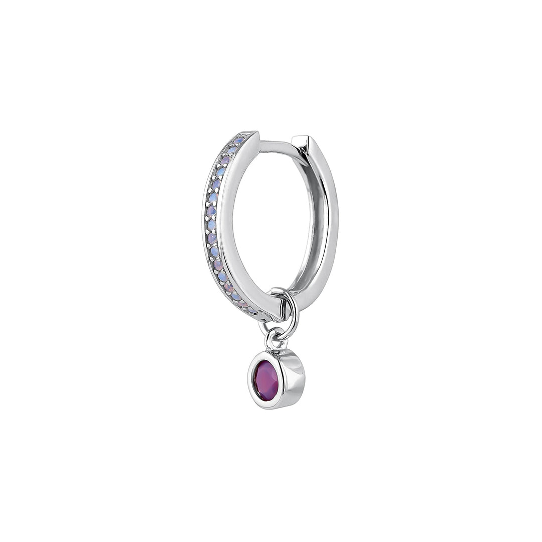 PENDIENTE PIERCING ARO DE PLATA NOMI