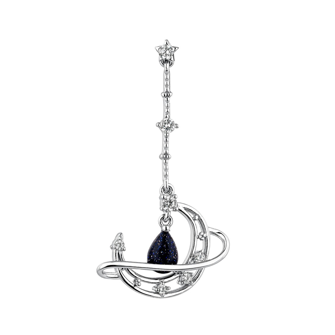 PENDIENTE PIERCING DE PLATA CANDY ORBIT