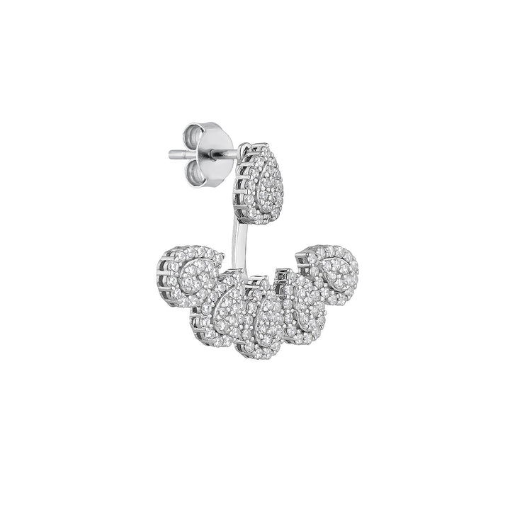 EAR JACKET DE PLATA ZOA