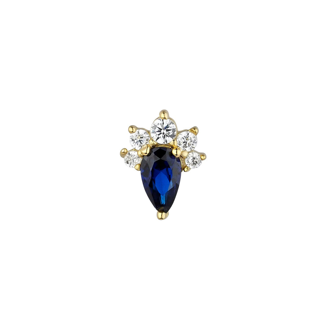 PENDIENTE PIERCING AZUL LOIDA