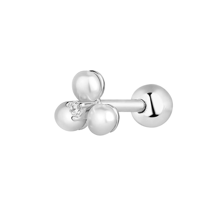 PENDIENTE PIERCING DE PLATA PERLE IRIS