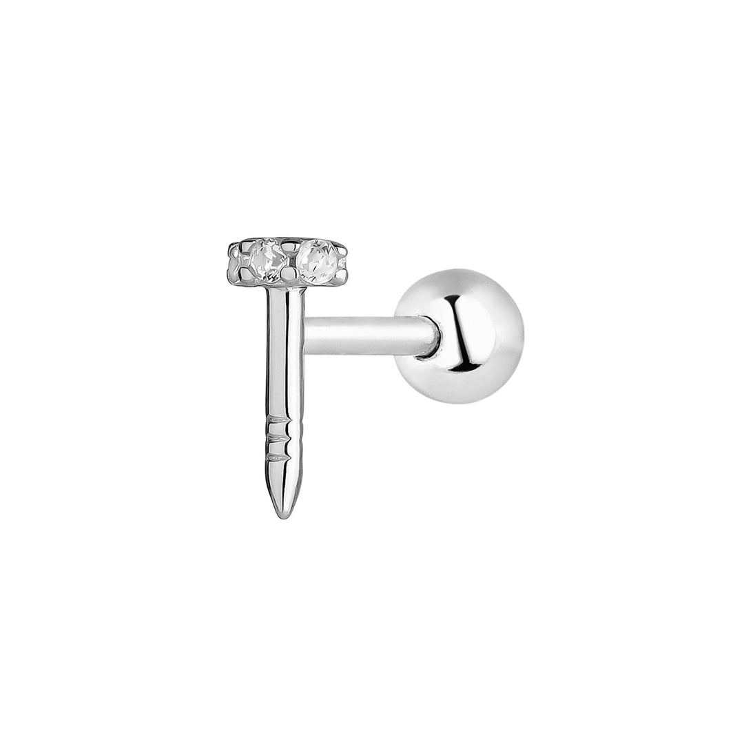 PENDIENTE PIERCING DE PLATA VIS