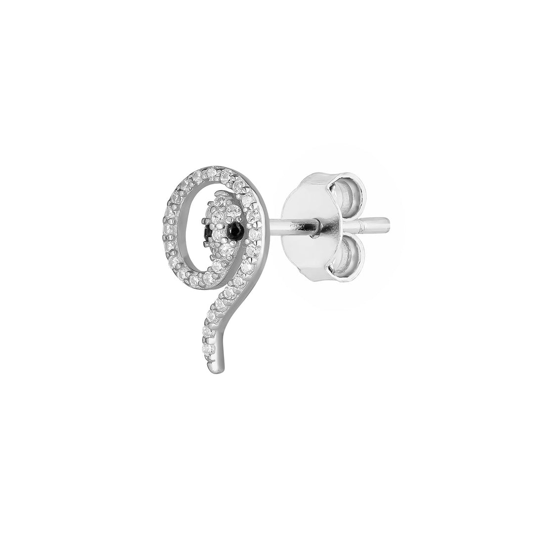 PENDIENTE PIERCING DE PLATA SERPENT