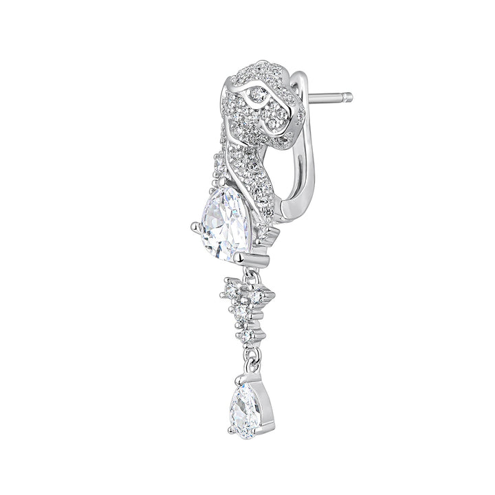 PENDIENTE PIERCING DE PLATA WILD