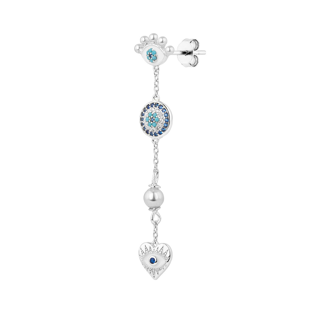 PENDIENTE PIERCING DE PLATA COSMIC-PROTECTION