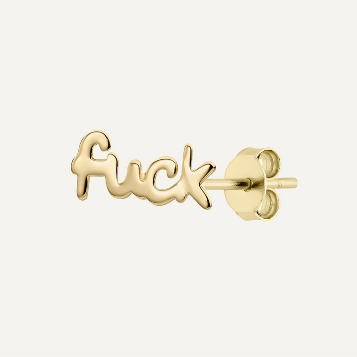 PENDIENTE PIERCING F*CK