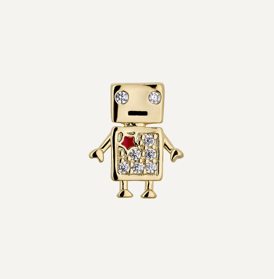 PENDIENTE PIERCING ROB THE ROBOT