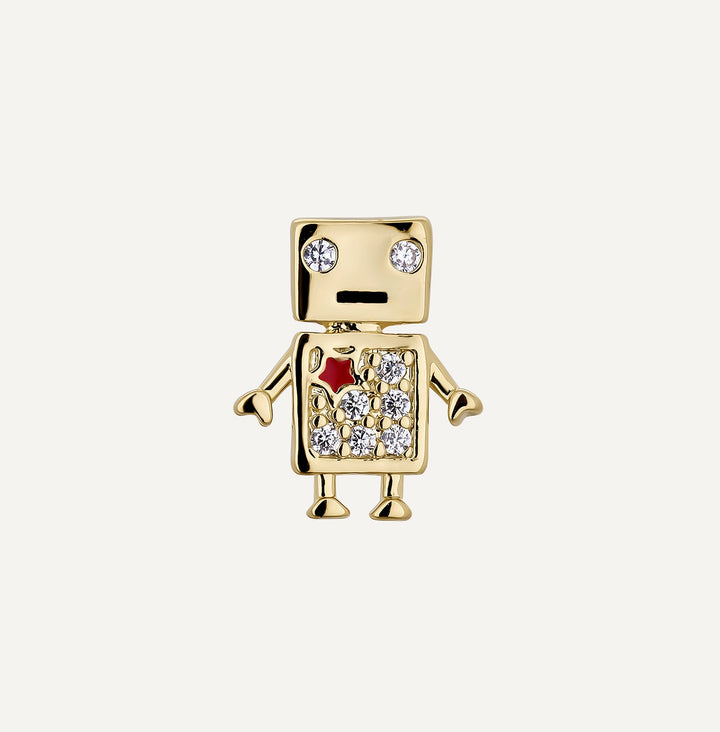 PENDIENTE PIERCING ROB THE ROBOT