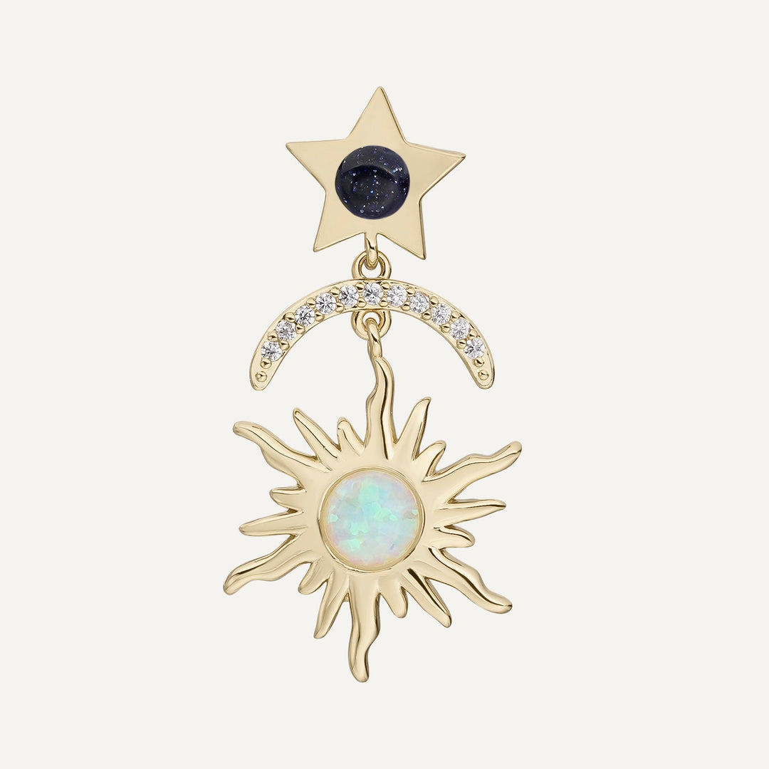 PENDIENTE PIERCING BLUE SEA CONSTELLATION