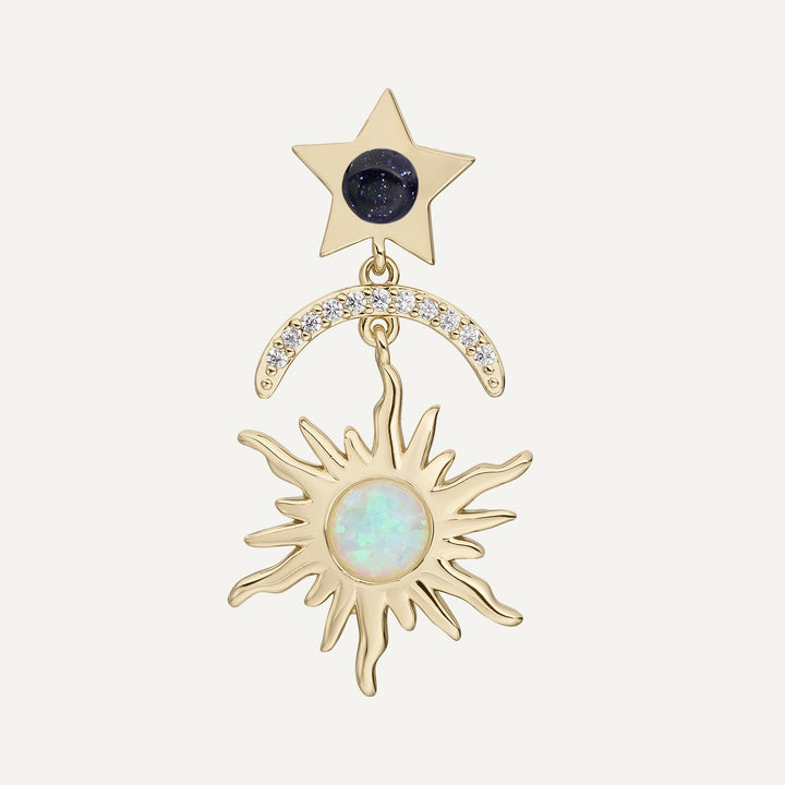 PENDIENTE PIERCING BLUE SEA CONSTELLATION