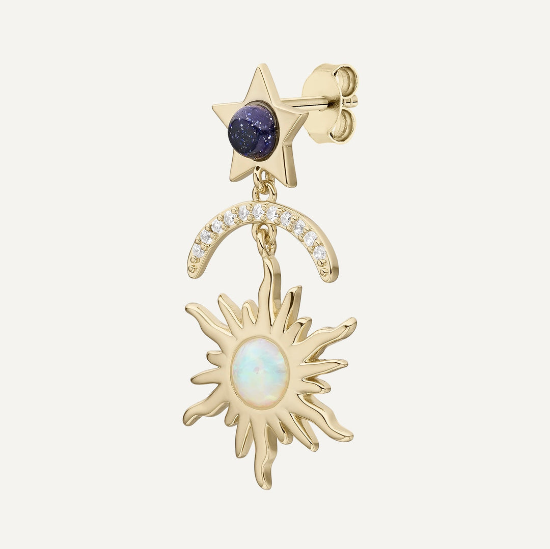 PENDIENTE PIERCING BLUE SEA CONSTELLATION