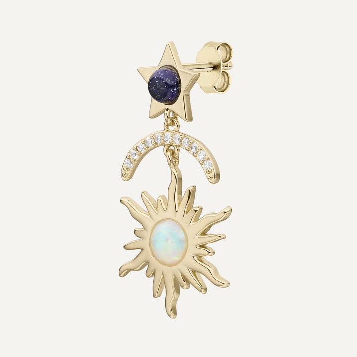 PENDIENTE PIERCING BLUE SEA CONSTELLATION