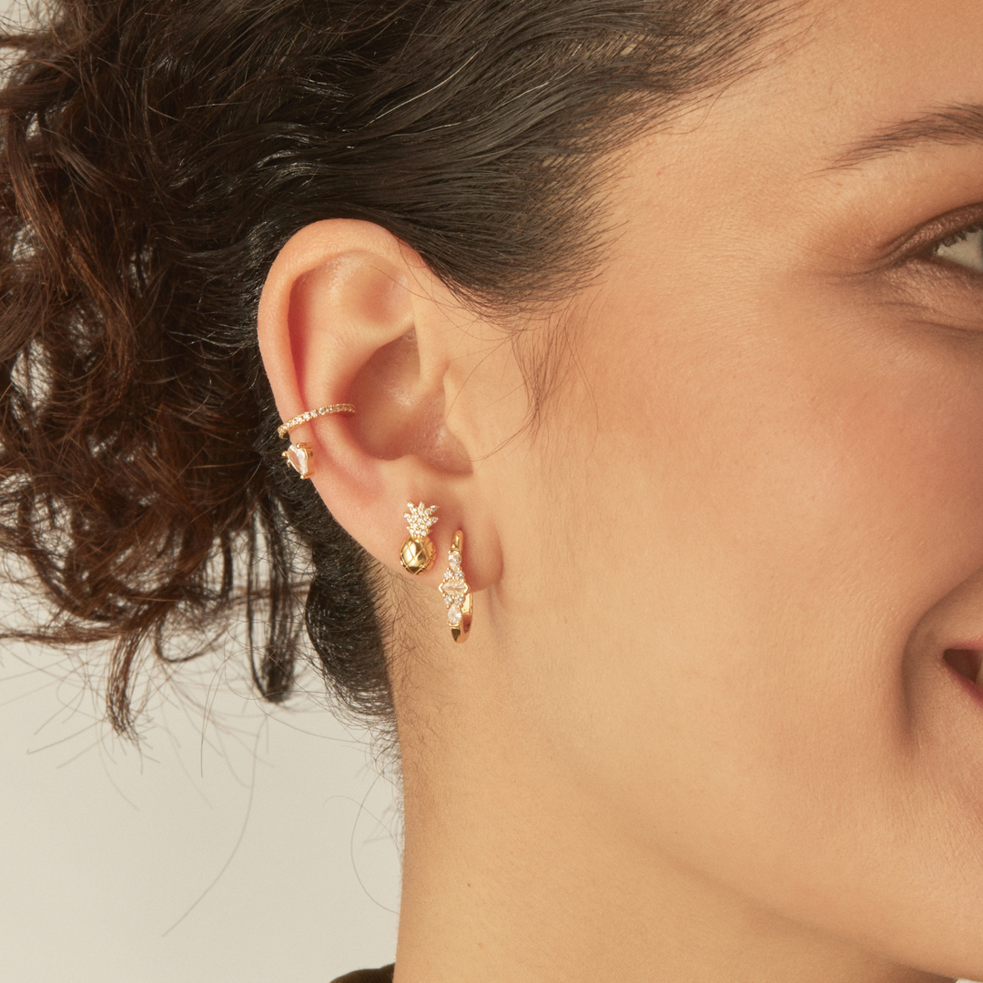 PENDIENTE PIERCING ARO GOLD VIRENCE