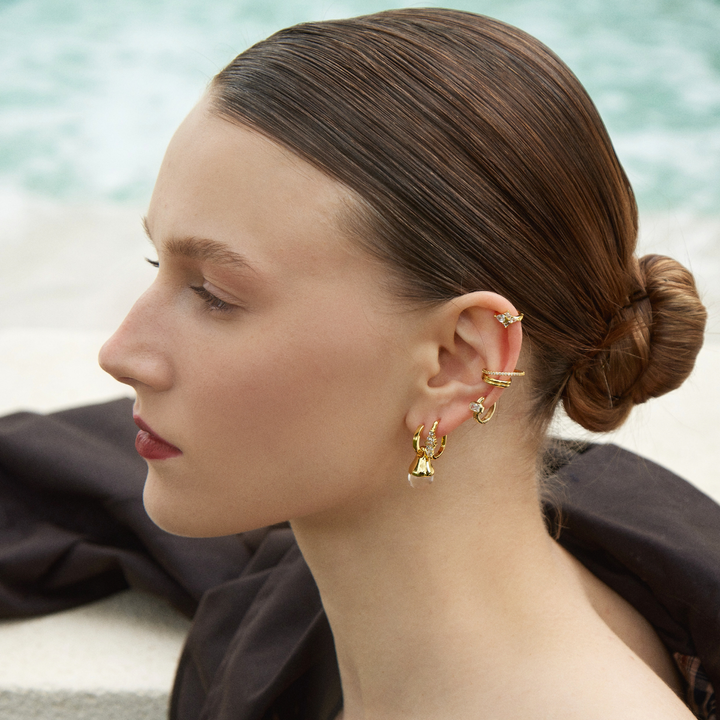PENDIENTE PIERCING ARO GOLD VIRENCE