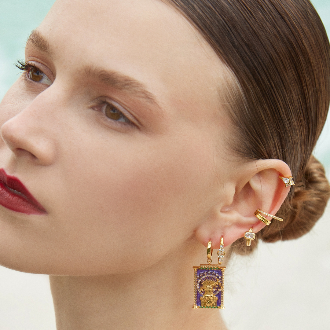 PENDIENTE PIERCING ARO GOLD VIRENCE
