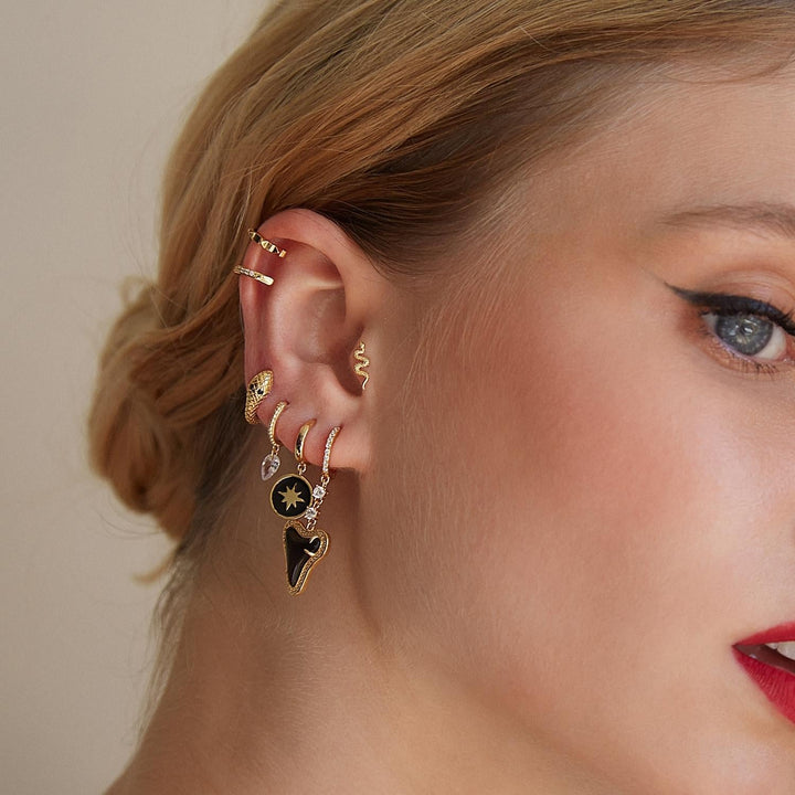 PENDIENTE PIERCING ARO SERPIENTE