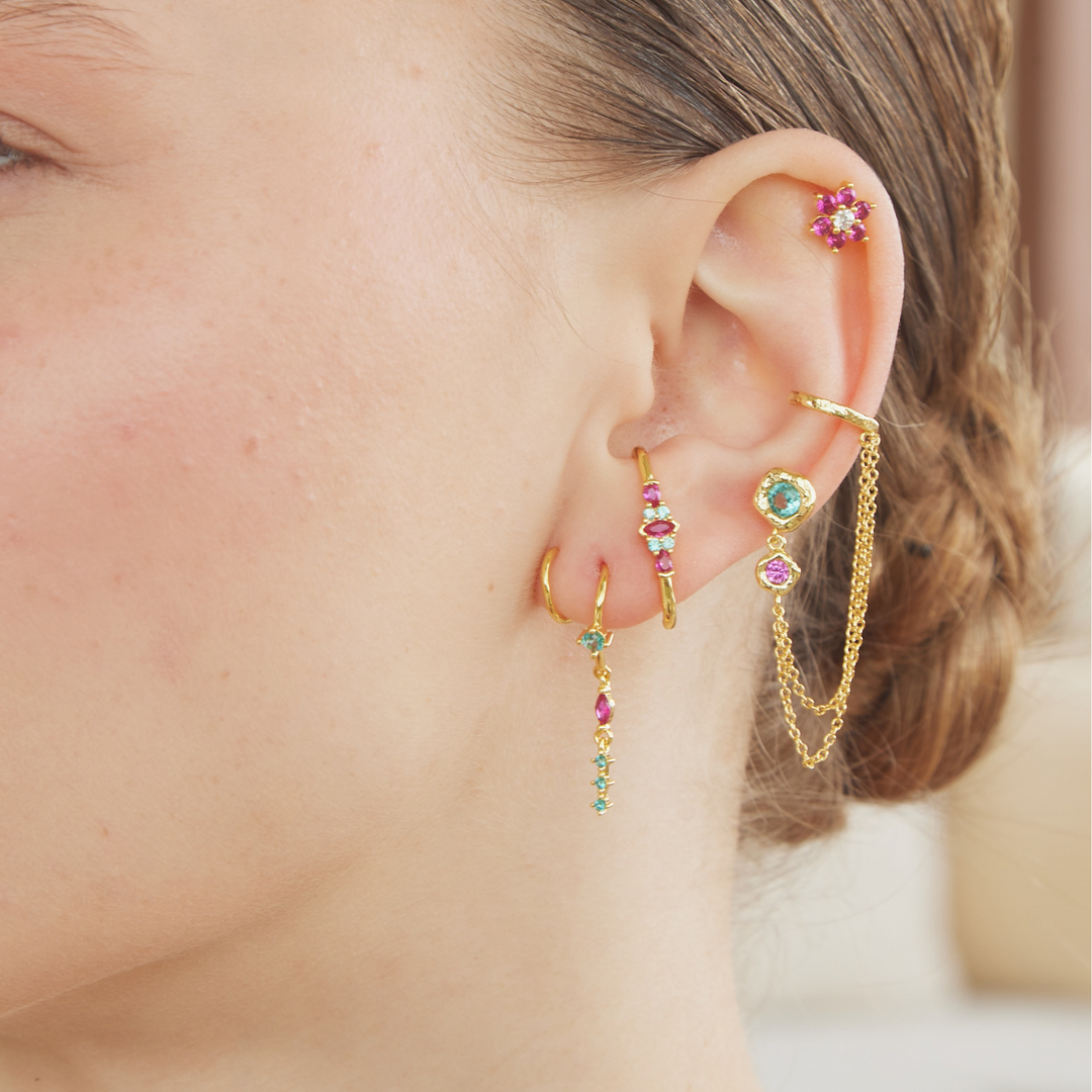 ORECCHINO PIERCING TREVI COLOR