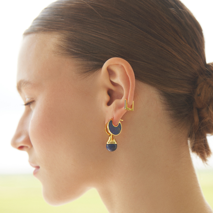 PENDIENTE PIERCING BLUE SCHIA