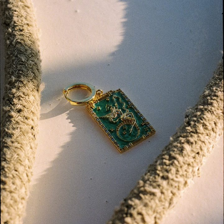 PIERCING OORBEL OORRING TAROT LA TEMPLANZA