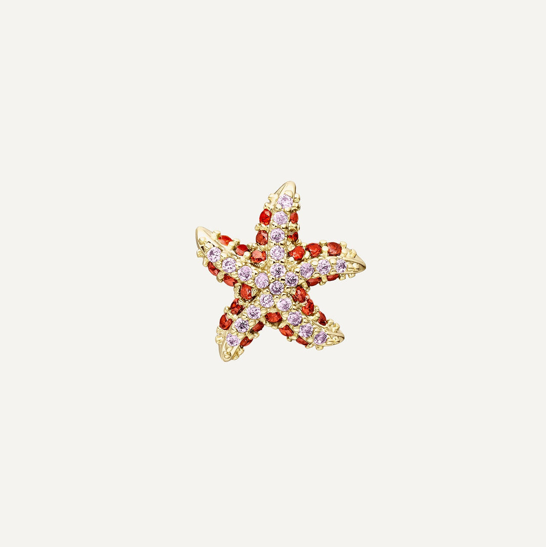 PENDIENTE PIERCING RED STELLA MARINA