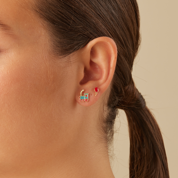 PENDIENTE PIERCING RED BALLOON
