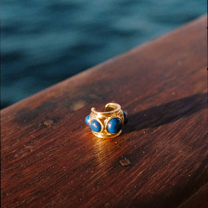EAR CUFF BLUE VINTAGE