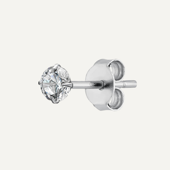 WHITE ESSENCE PIERCING EARRING