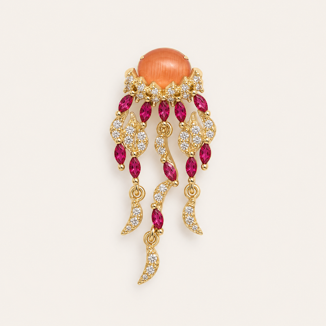 PENDIENTE PIERCING CORUNDUM MEDUSA