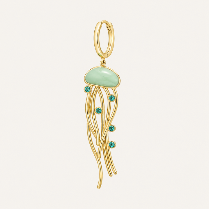 ORECCHINO PIERCING CERCHIO PARAIBA GOCCIA DI MEDUSA