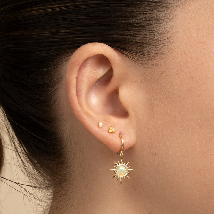 ORECCHINO PIERCING CERCHIO OPAL SUN SOCIETY DUNE
