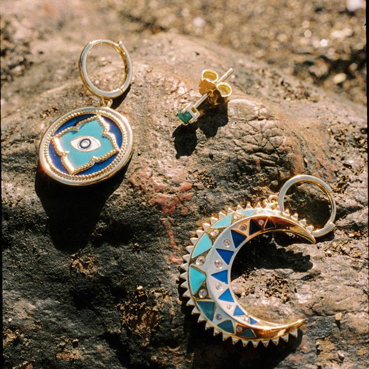 MOSAIK CHAKRA CREOLEN-PIERCING