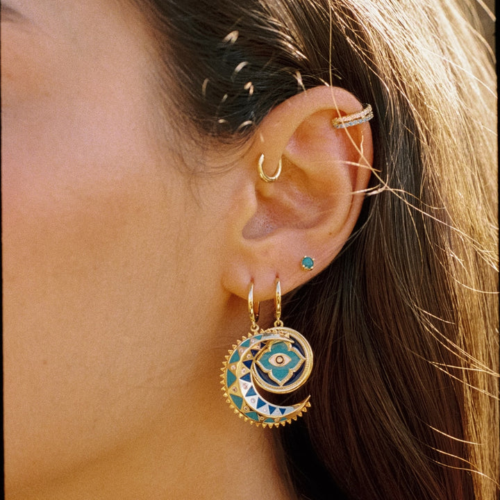 MOSAIK CHAKRA CREOLEN-PIERCING