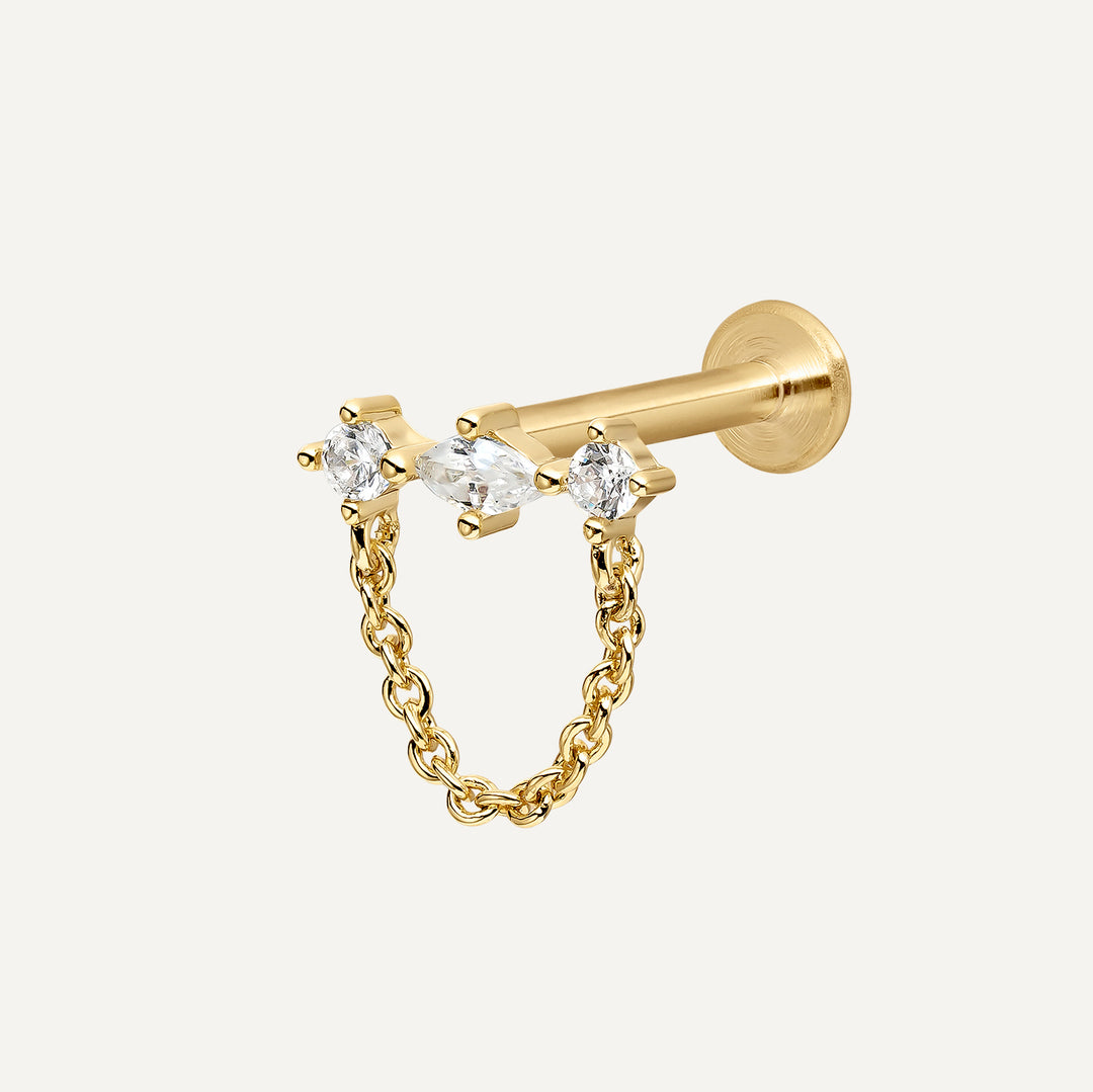 CONFORT PIERCING CRYSTAL CHAIN