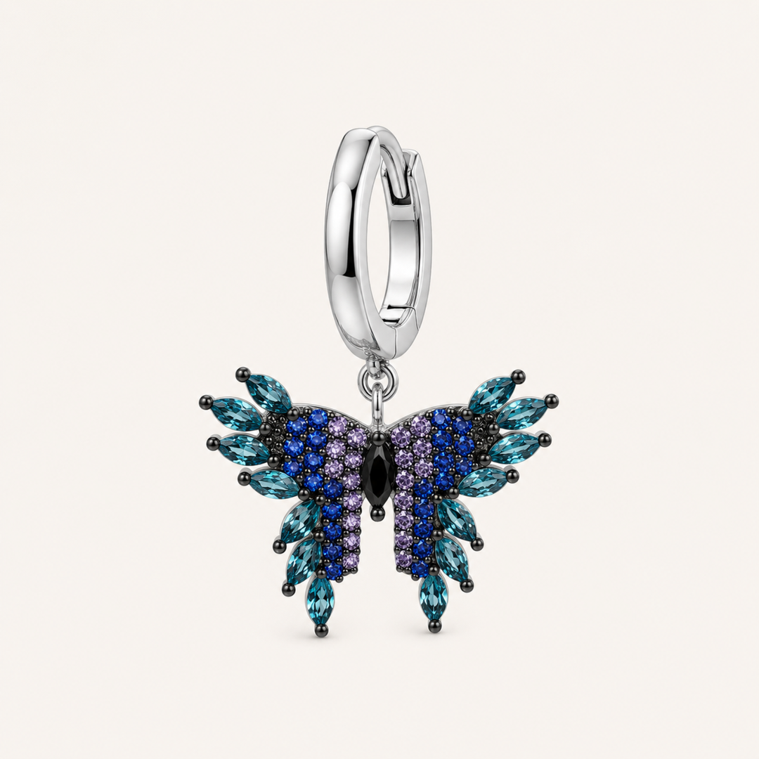 Piercing-Stecker Ring MIDNIGHT BUTTERFLY