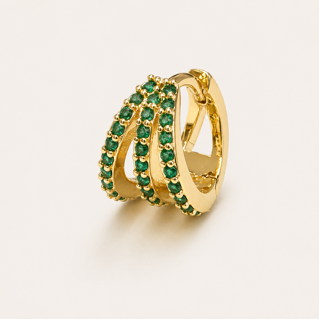 Piercing-Stecker Ring EMERALD SHAILA