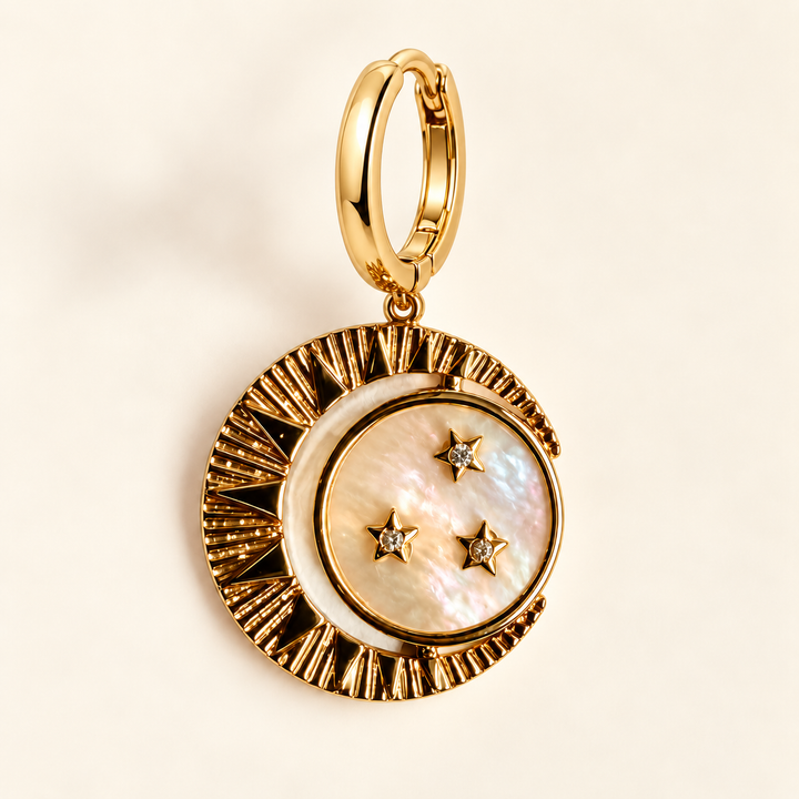 PENDIENTE PIERCING ARO GOLD ECLIPSE HARMONY